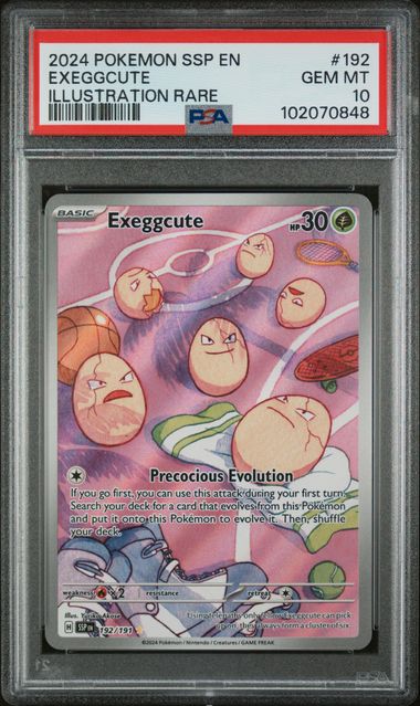 Exeggcute #192 - [Graded PSA 10] SV08: Surging Sparks (SV08)