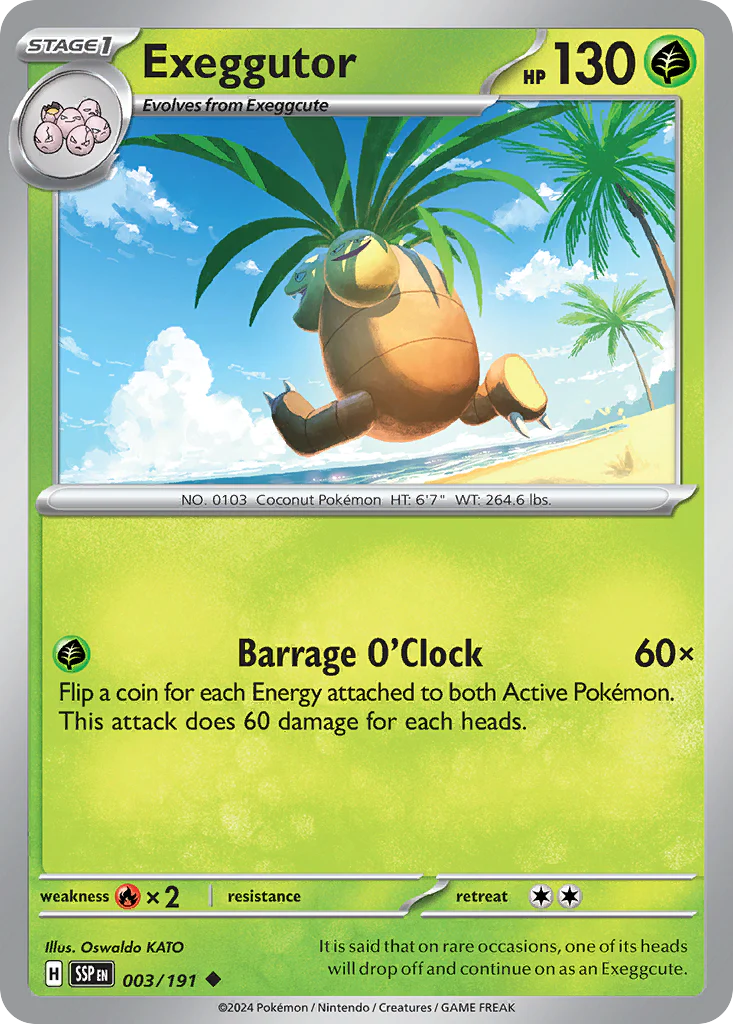 Exeggutor (3/191) - Surging Sparks (SSP)