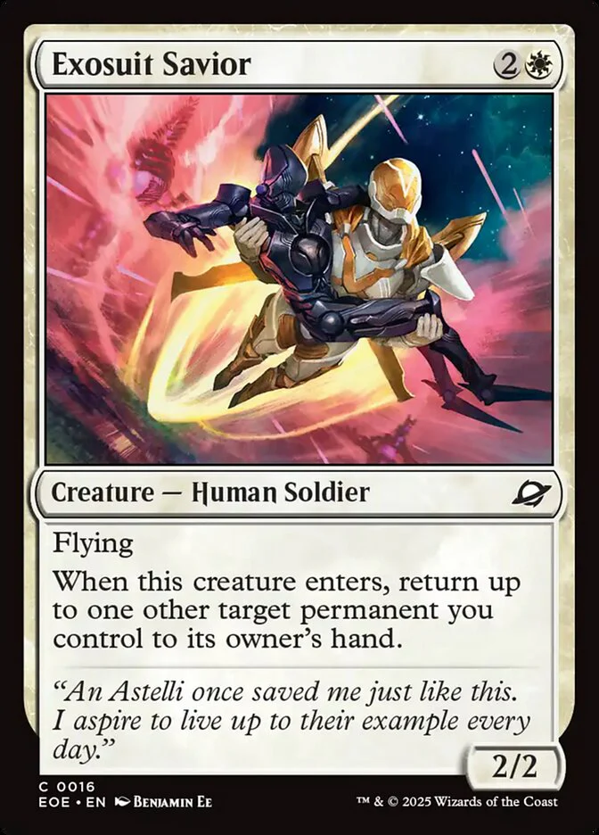 Exosuit Savior (16) - [Foil] Edge of Eternities (EOE)