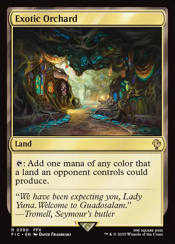 Exotic Orchard (390) - [Surge Foil] Final Fantasy Commander (FIC)