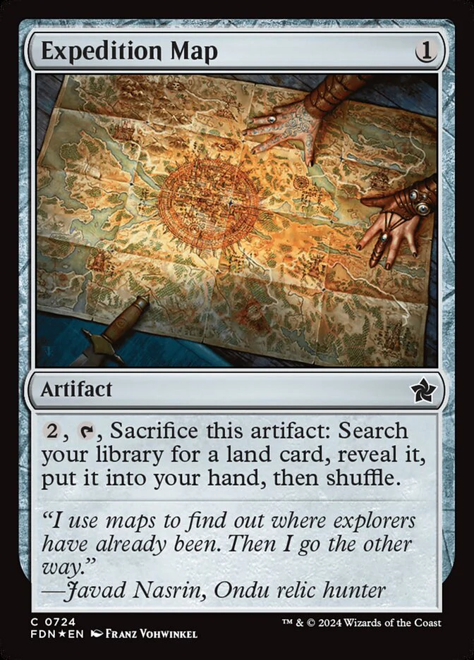 Expedition Map - [Foil] Foundations (FDN)