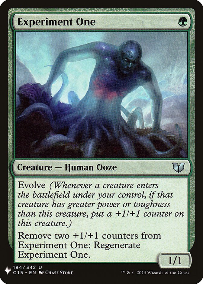 Experiment One - The List (PLST)