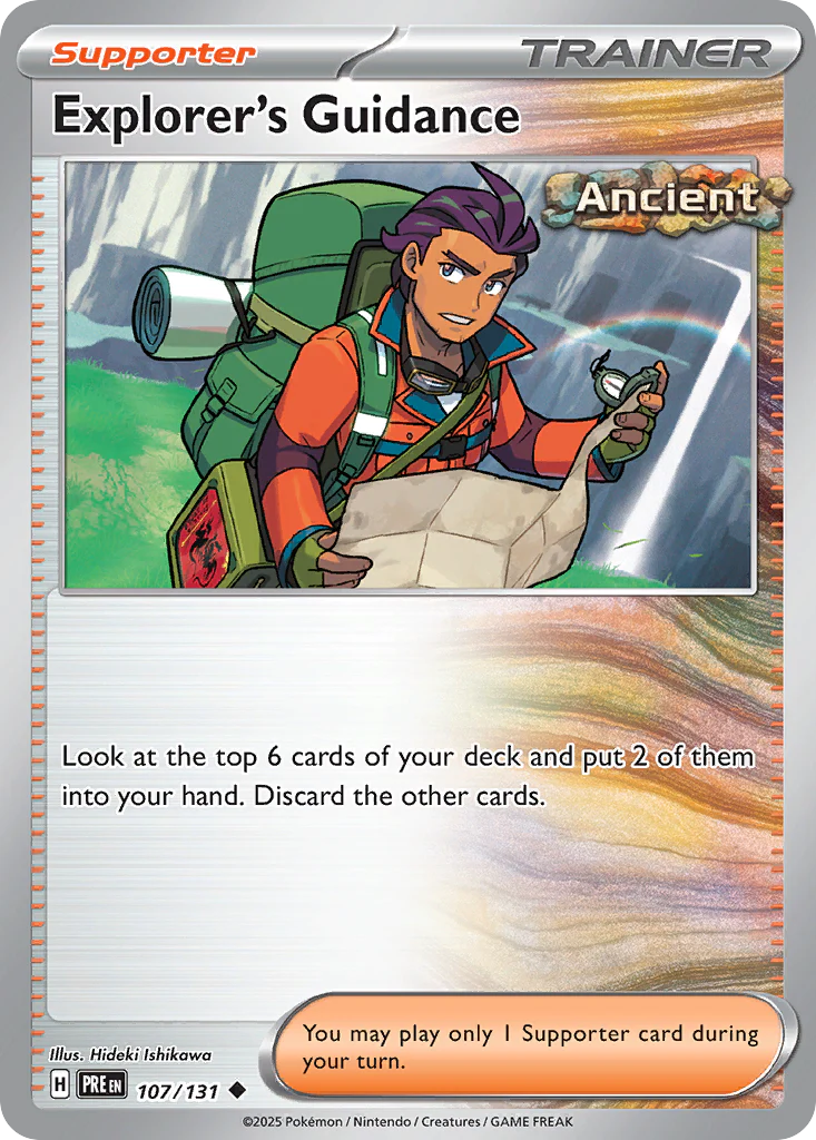 Explorer's Guidance (107/131) - Prismatic Evolutions (PRE)