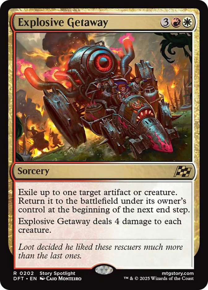 Explosive Getaway - Aetherdrift (DFT)