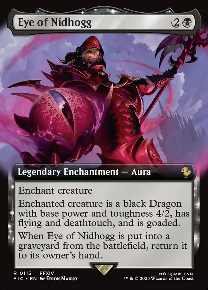 Eye of Nidhogg (115) - [Foil, Extended Art] Final Fantasy Commander (FIC)