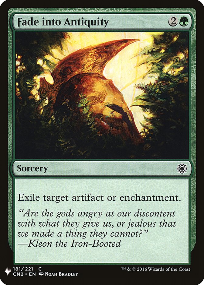 Fade into Antiquity - The List (PLST)