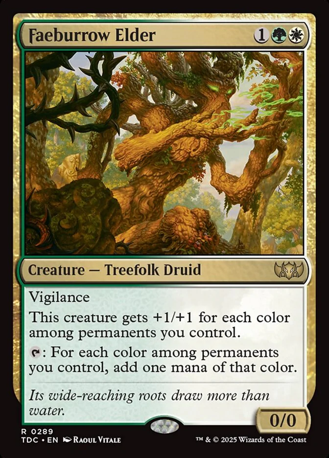 Faeburrow Elder - Tarkir: Dragonstorm Commander (TDC)
