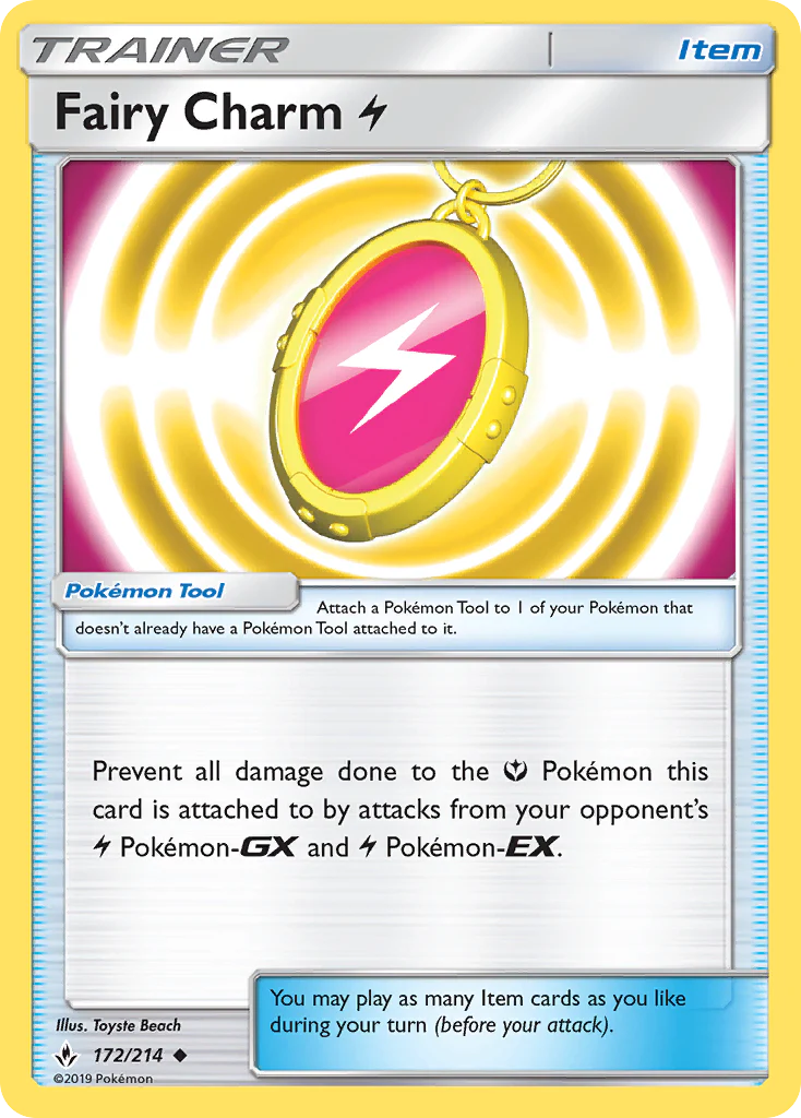 Fairy Charm Lightning (172/214) - [Reverse Holo] Unbroken Bonds (UNB)