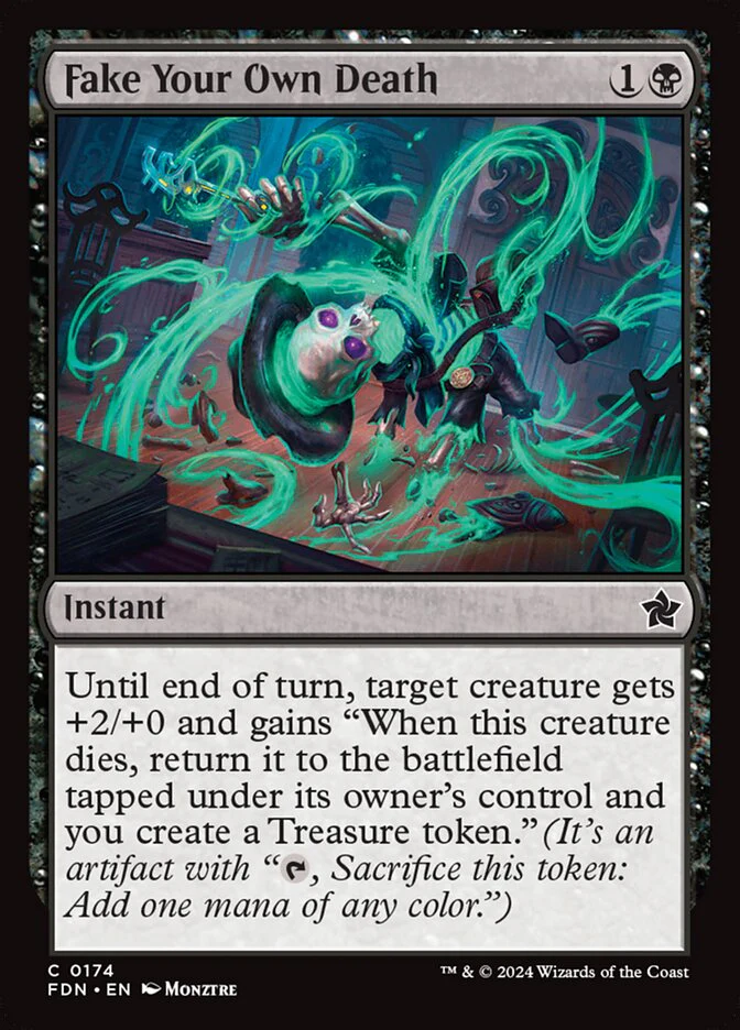 Fake Your Own Death - [Foil] Foundations (FDN)