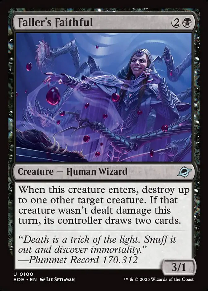 Faller's Faithful (100) - [Foil] Edge of Eternities (EOE)