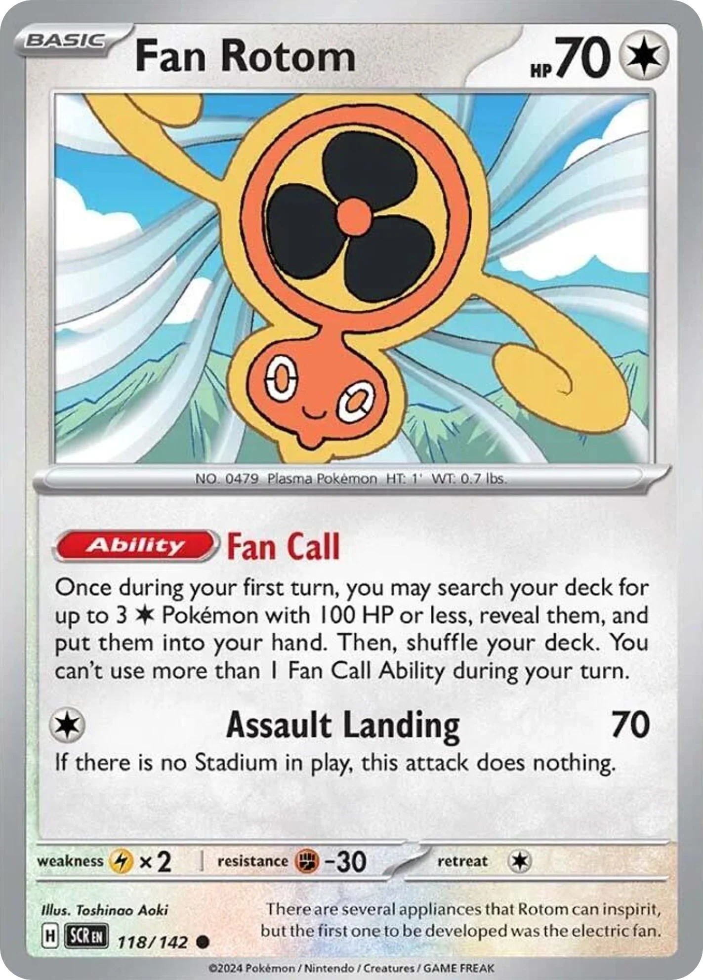 Fan Rotom (118/142) - Stellar Crown (SCR)