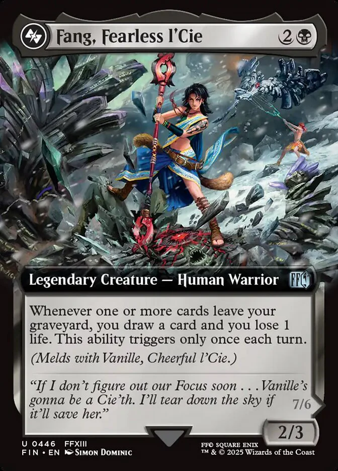 Fang, Fearless l'Cie // Vanille, Cheerful l'Cie (446) - [Extended Art] Final Fantasy (FIN)