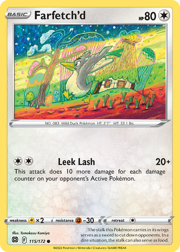 Farfetch'd (115/172) - [Reverse Holo] Brilliant Stars (BRS)
