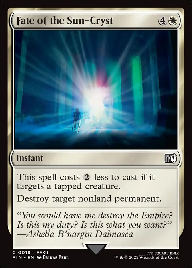 Fate of the Sun-Cryst (19) - [Foil] Final Fantasy (FIN)