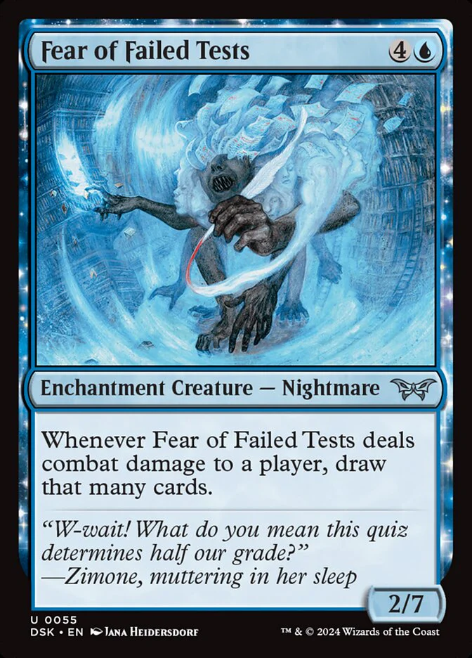 Fear of Failed Tests - [Foil] Duskmourn: House of Horror (DSK)