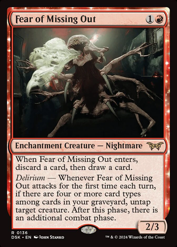 Fear of Missing Out - [Foil] Duskmourn: House of Horror (DSK)