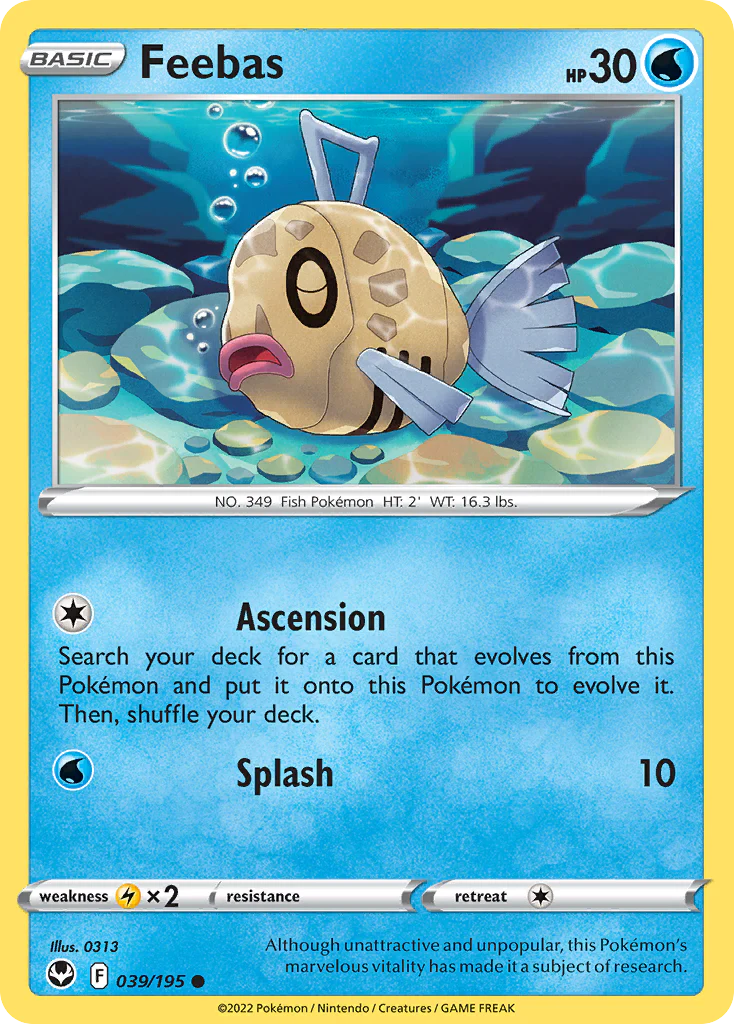 Feebas (39/195) - [Reverse Holo] Silver Tempest (SIT)