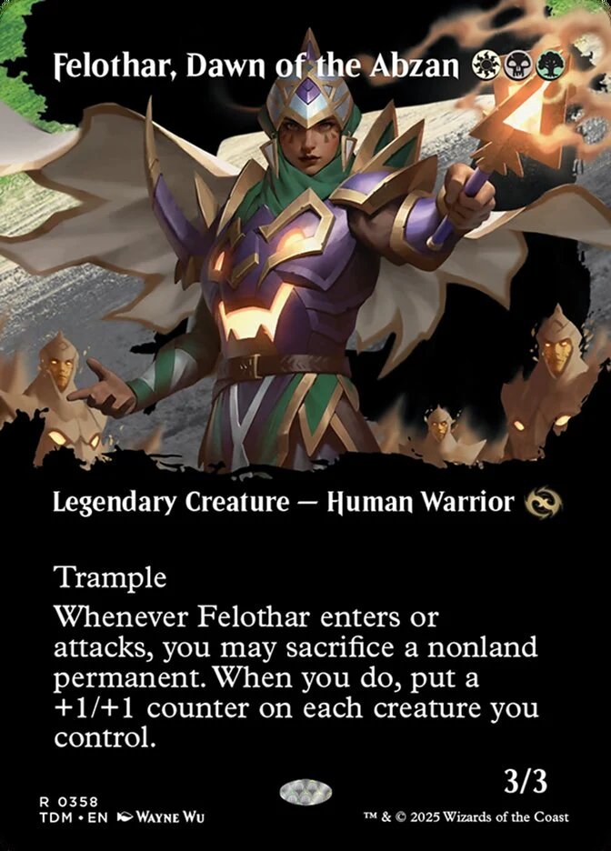 Felothar, Dawn of the Abzan (358) - [Foil, Showcase] Tarkir: Dragonstorm (TDM)