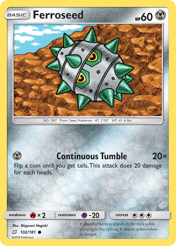 Ferroseed (102/181) - Team Up (TEU)
