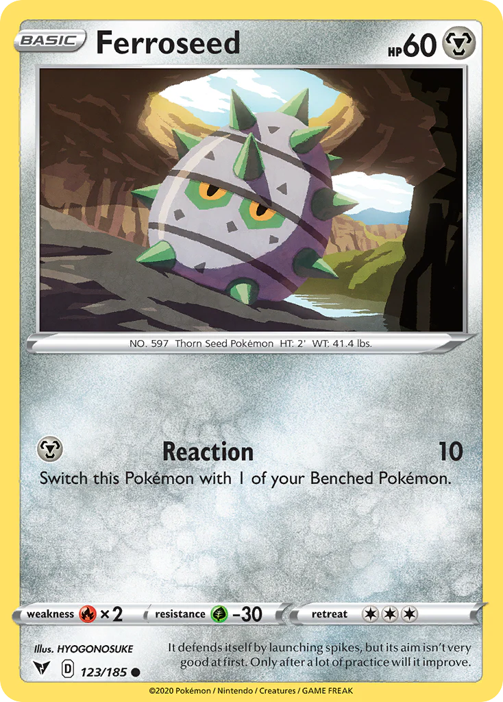 Ferroseed (123/185) - Vivid Voltage (VIV)