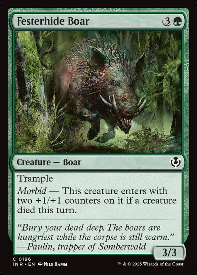 Festerhide Boar - Innistrad Remastered (INR)