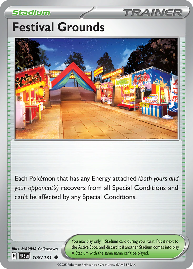 Festival Grounds (108/131) - [Reverse Holo] Prismatic Evolutions (PRE)