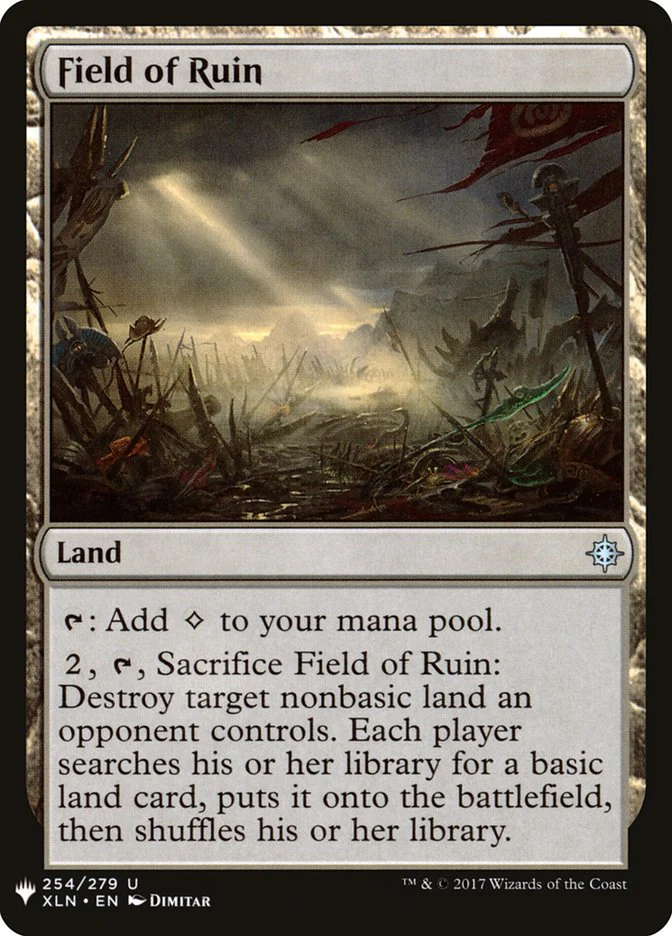 Field of Ruin - The List (PLST)