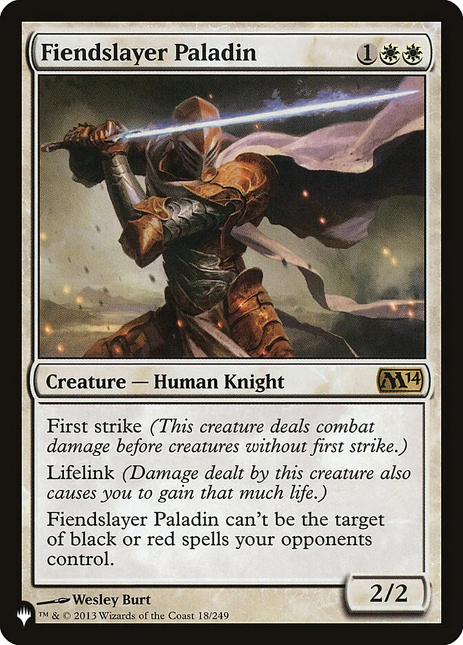 Fiendslayer Paladin - The List (PLST)