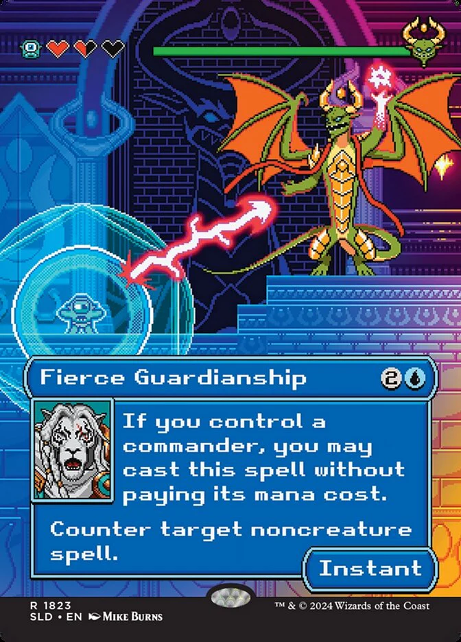 Fierce Guardianship (1823) - [Borderless] Secret Lair Drop (SLD)