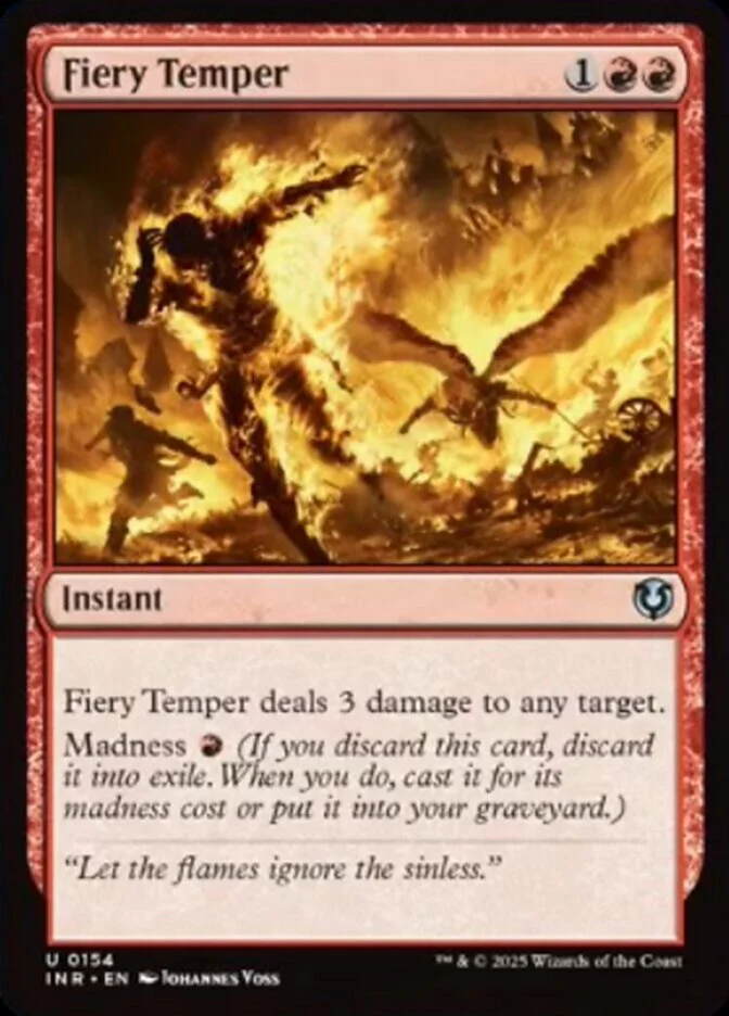 Fiery Temper - [Foil] Innistrad Remastered (INR)