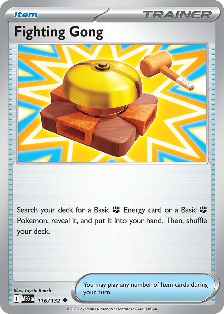 Fighting Gong (116/132) - [Reverse Holo] Mega Evolution (MEG)