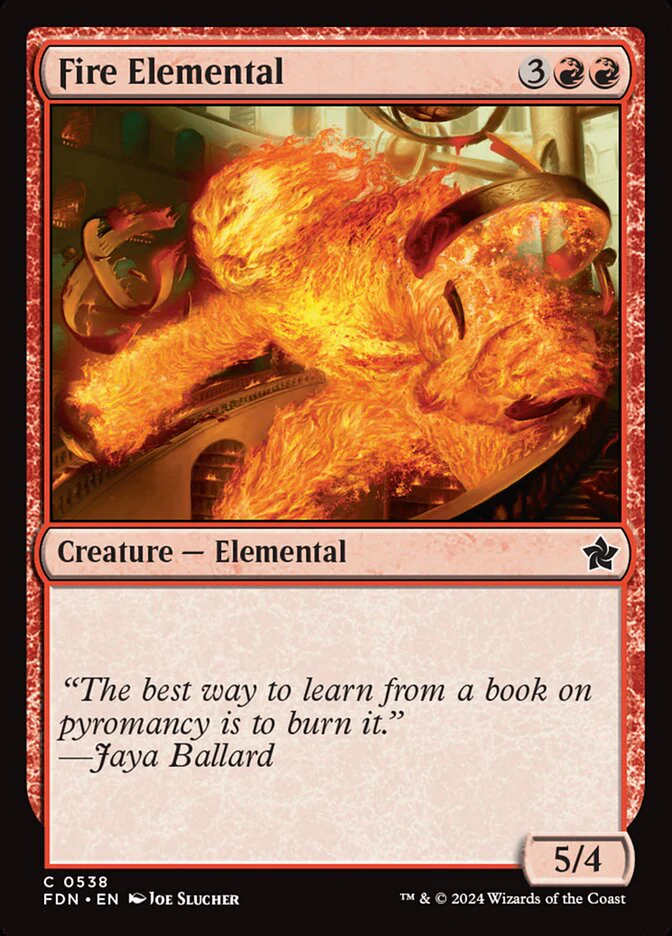 Fire Elemental - Foundations (FDN)