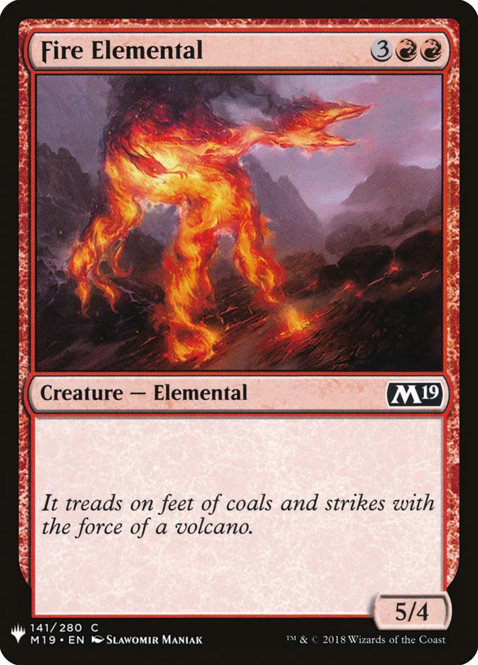 Fire Elemental - The List (PLST)
