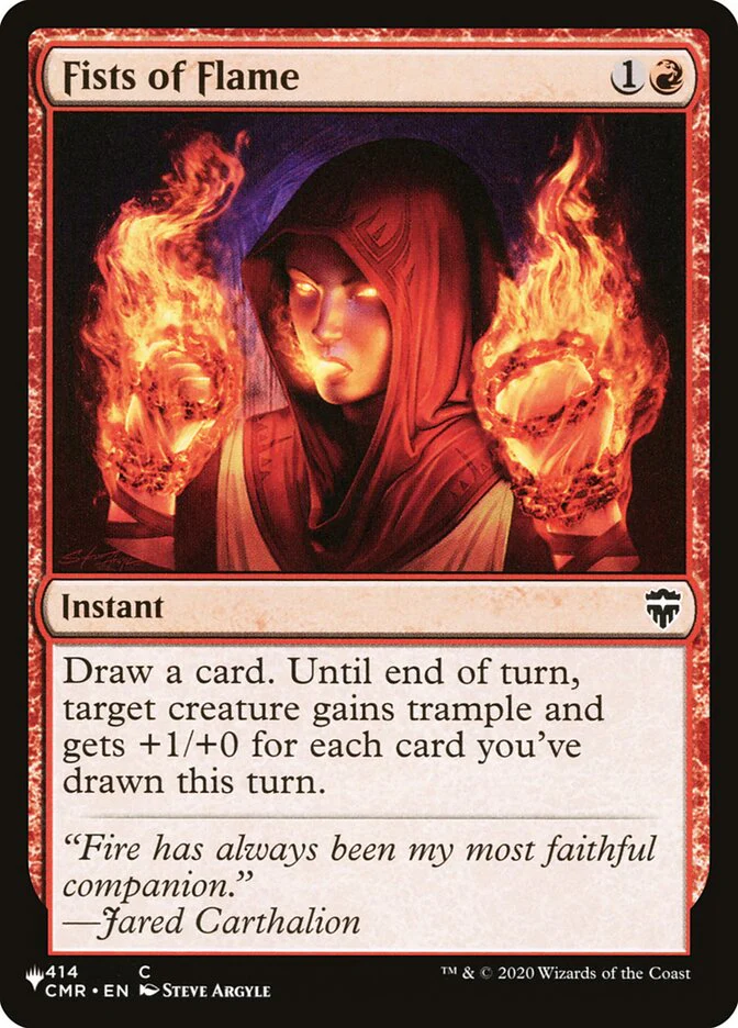 Fists of Flame - The List (PLST)