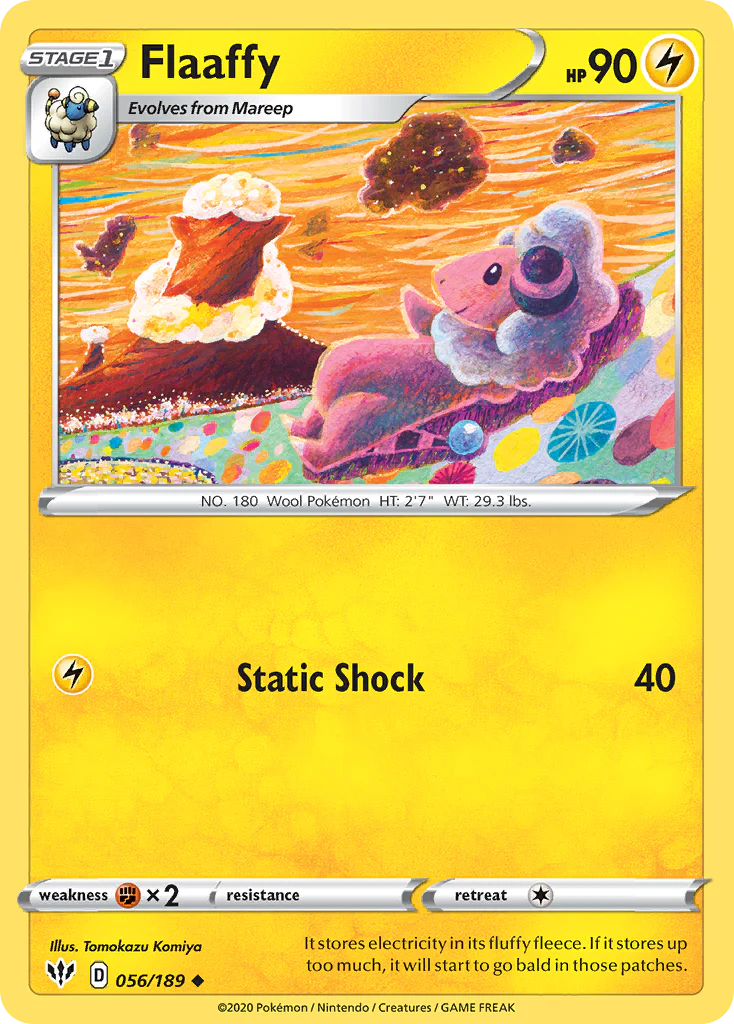 Flaaffy (56/189) - [Reverse Holo] Darkness Ablaze (DAA)