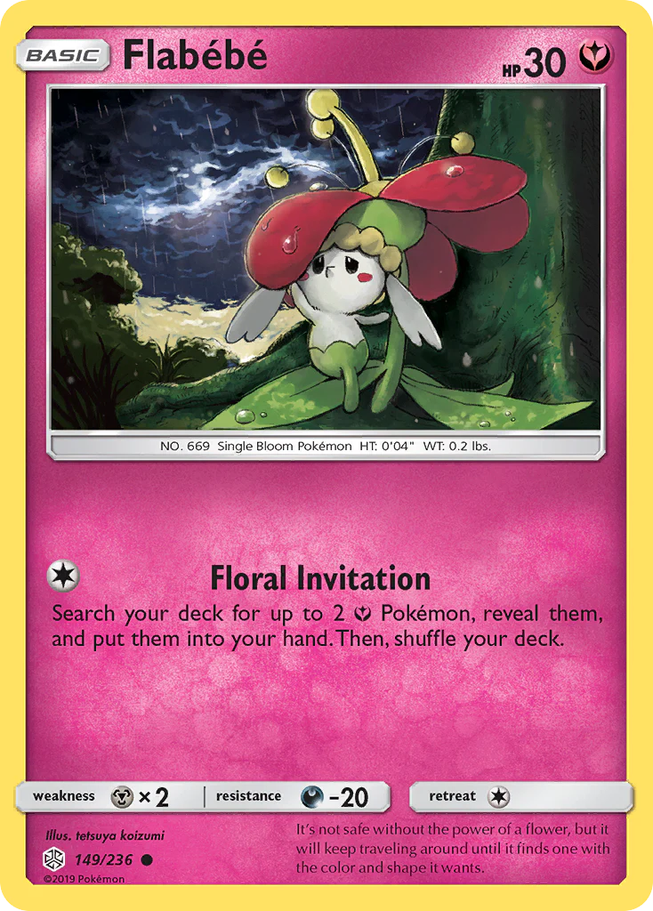 Flabebe (149/236) - [Reverse Holo] Cosmic Eclipse (CEC)