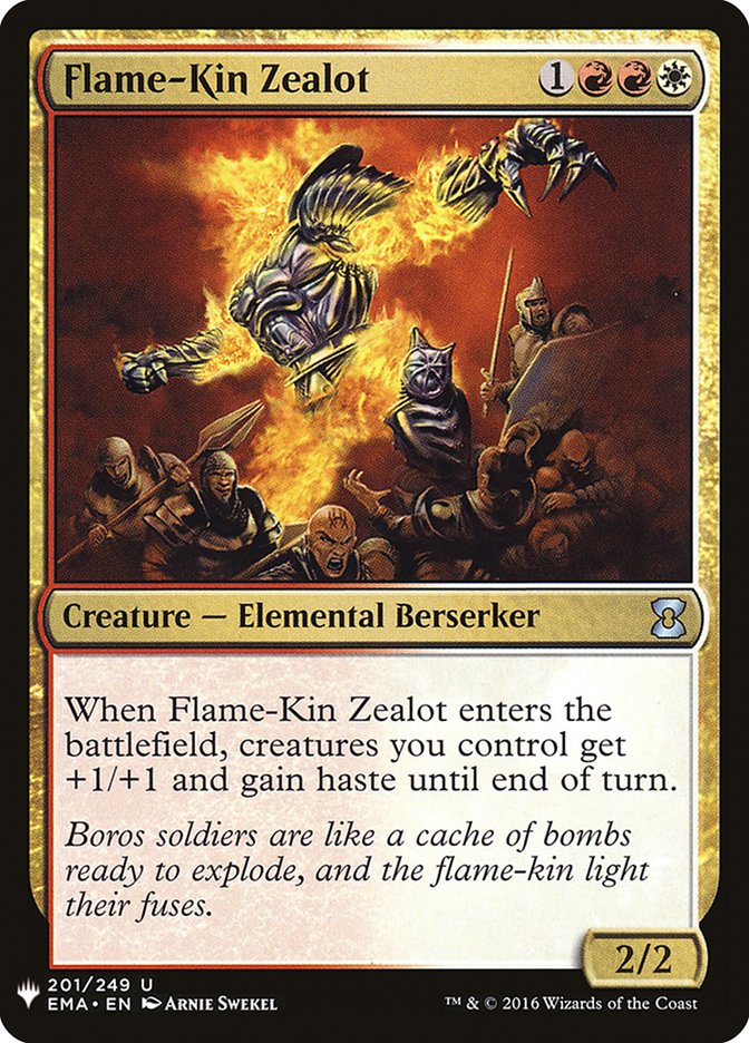Flame-Kin Zealot - The List (PLST)