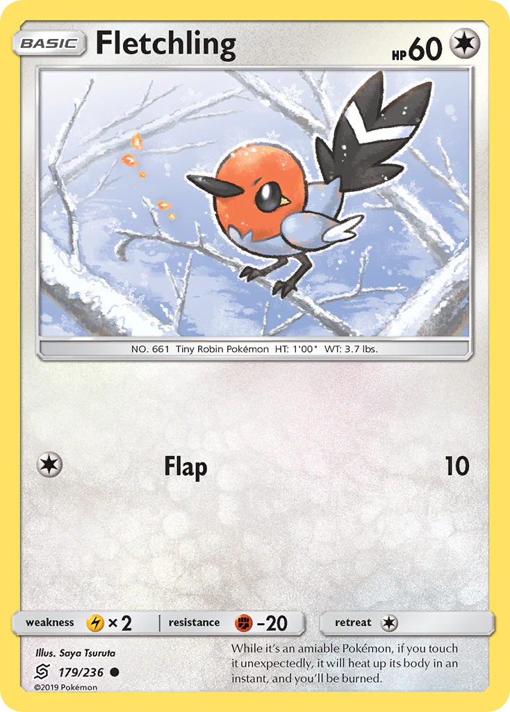 Fletchling (179/236) - [Reverse Holo] Unified Minds (UNM)