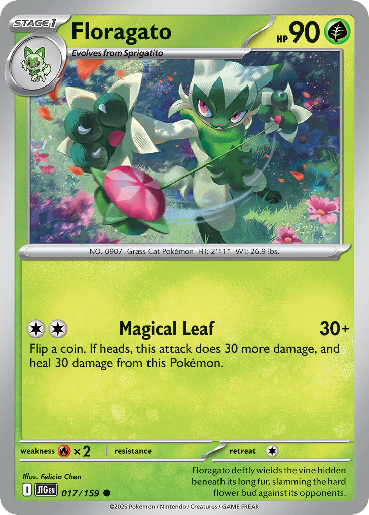 Floragato (17/159) - [Reverse Holo] Journey Together (JTG)