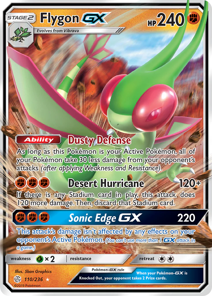 Flygon-GX (110/236) - [Holo Foil] Cosmic Eclipse (CEC)