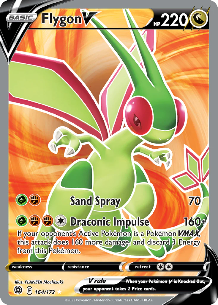 Flygon V (164/172) - [Full Art] Brilliant Stars (BRS)