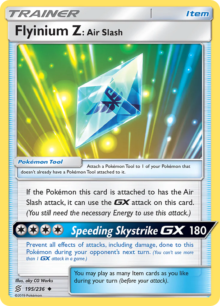 Flyinium Z: Air Slash (195/236) - Unified Minds (UNM)