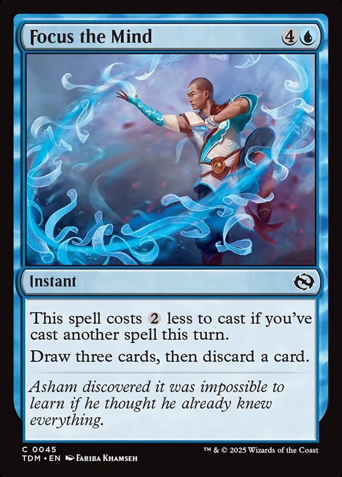 Focus the Mind (45) - [Foil] Tarkir: Dragonstorm (TDM)
