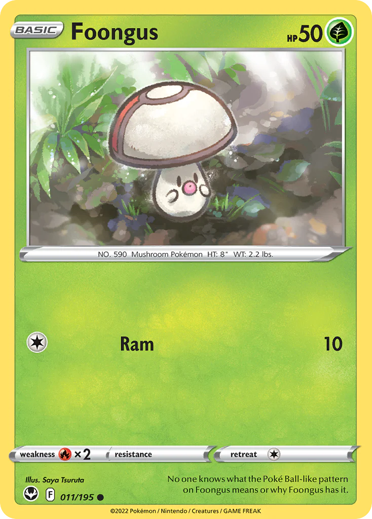 Foongus (11/195) - Silver Tempest (SIT)