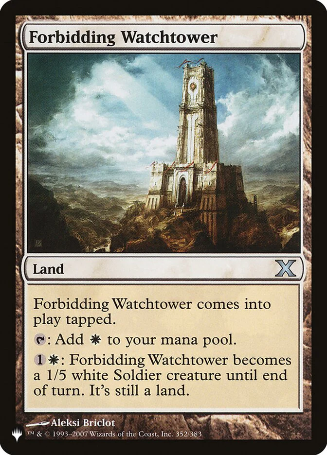 Forbidding Watchtower - The List (PLST)