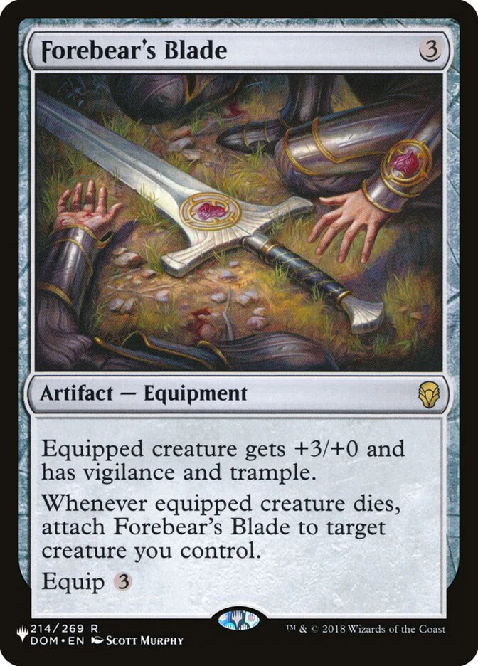 Forebear's Blade - The List (PLST)