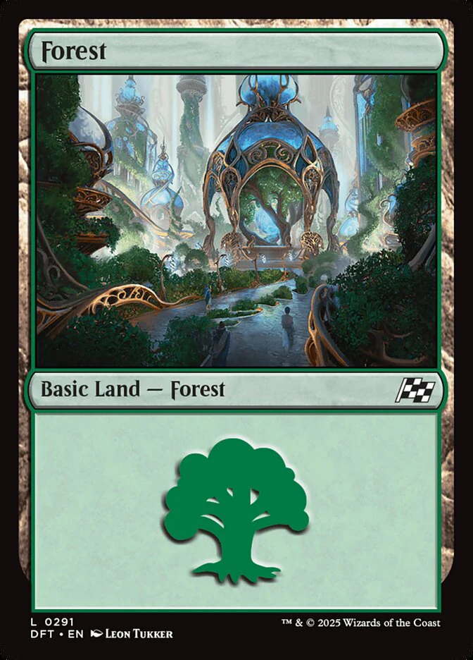 Forest (291) - [Foil] Aetherdrift (DFT)