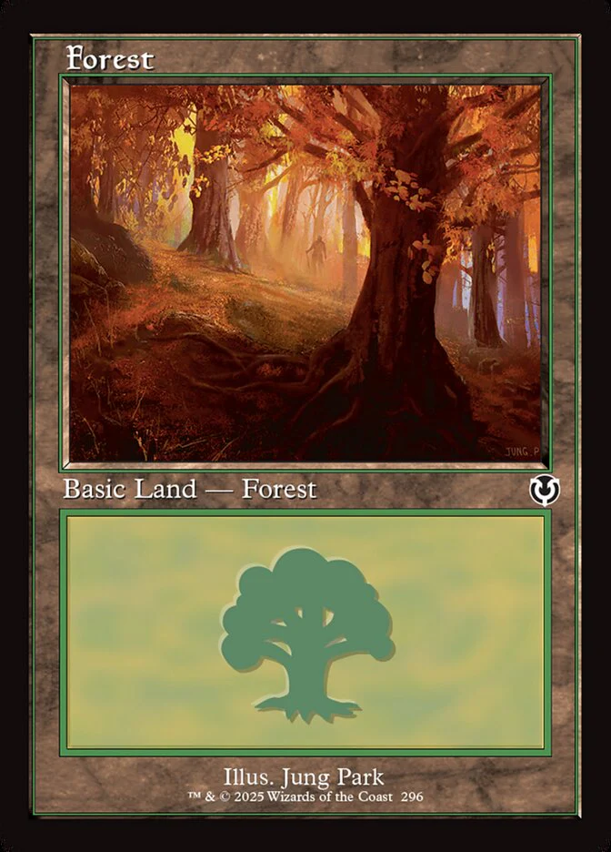 Forest (296) - [Foil, Retro Frame] Innistrad Remastered (INR)