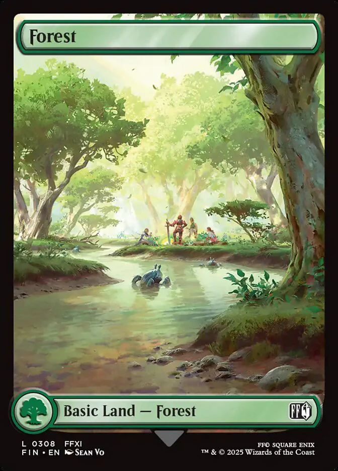 Forest (308) - [Foil, Full Art] Final Fantasy (FIN)