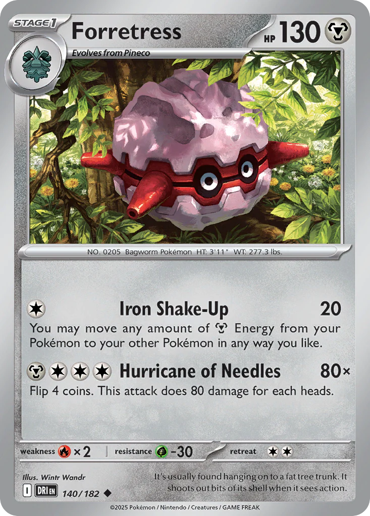 Forretress (140/182) - Destined Rivals (DRI)
